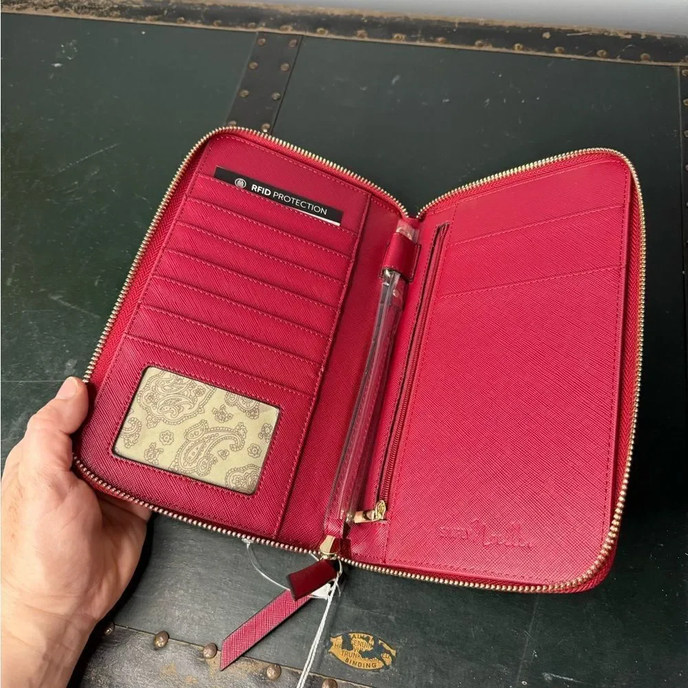 Simply Noelle Red Wristlet Wallet New With Tags